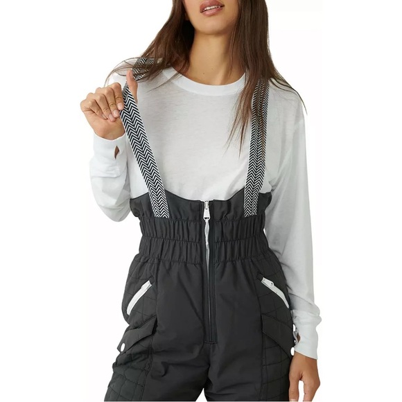 FP Movement Women’s All Prepped Ski Bibs NWT - Picture 4 of 8